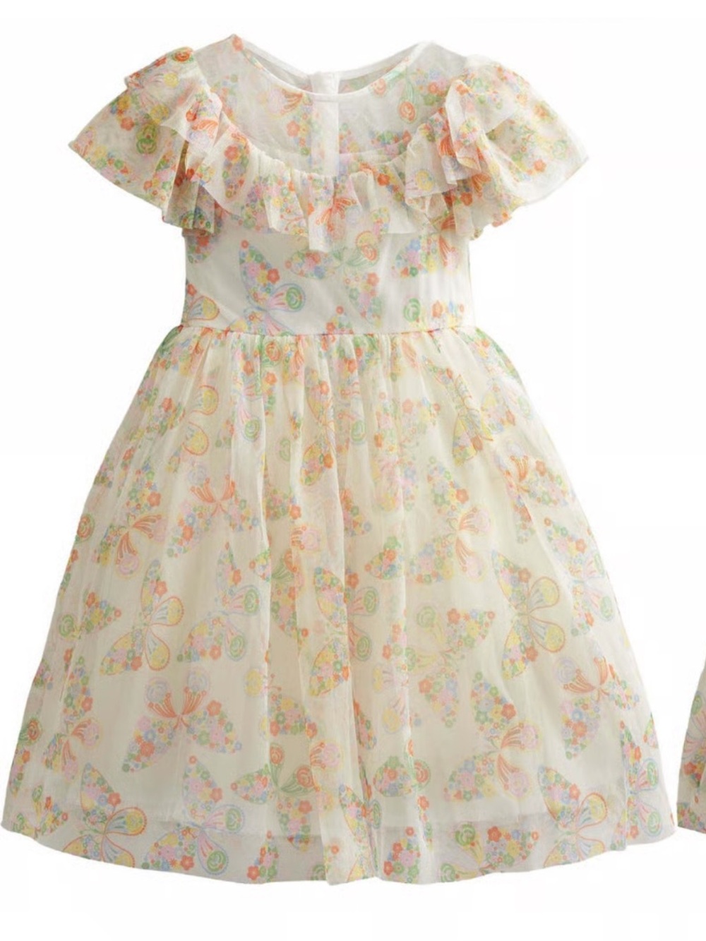 Mini Boden Butterfly Tulle Dress Sz 6-7